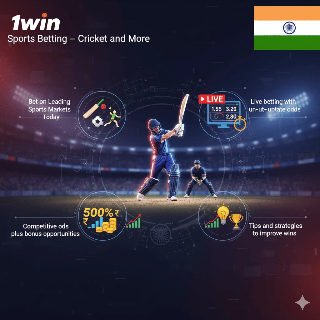 1win India Sports Betting on Cricket & More Bet on cricket and other popular sports with the 1win India sportsbook